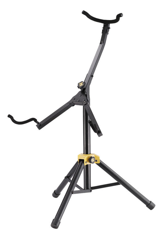 Support sousaphone, étrier supérieur repliable avec mousse SFF (hauteur: 111 cm, poids: 4.7 kg, taille replié: 86 x 24 cm)