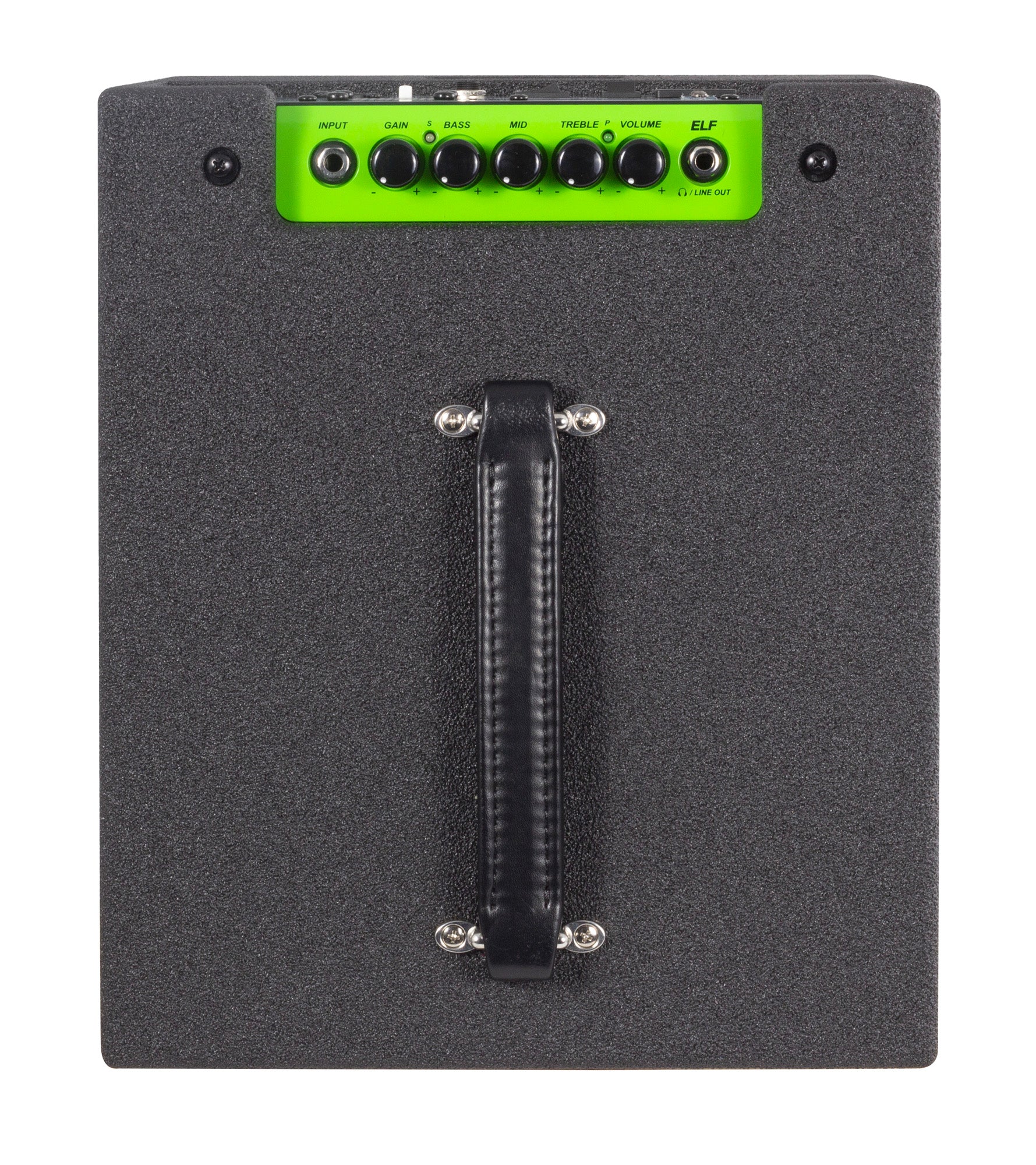 Ampli basse 200W RMS, HP 1x 10", EQ 3 bandes, contrôle du Gain, sortie DI, sortie casque, finition noir