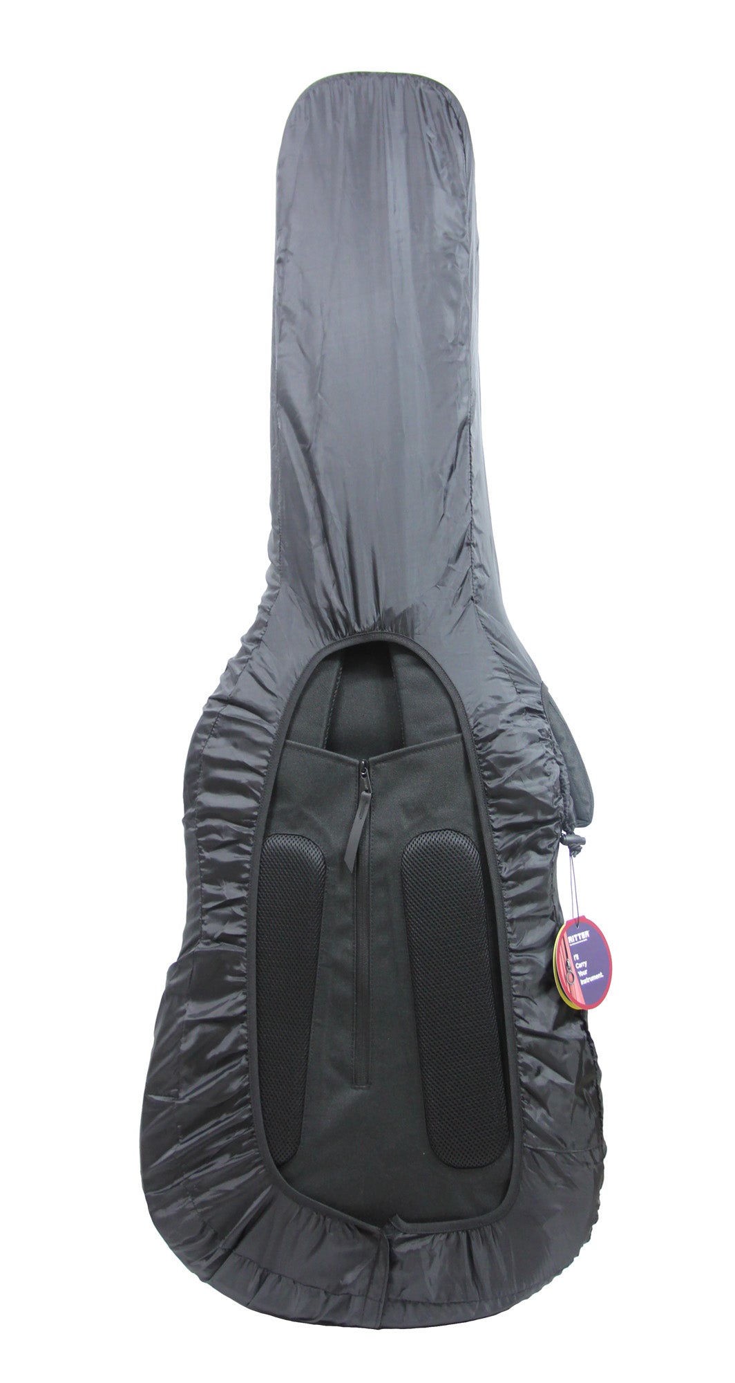 Protection anti-pluie pour housse de guitare dreadnought, noir