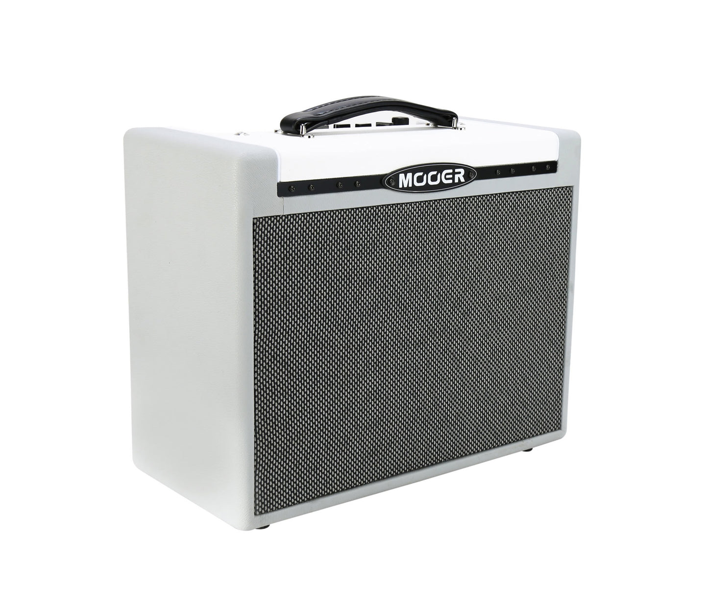 Ampli SD30, 30W, HP 8", 25 modélisations d'amplis, ampli de puissance Class A/B, 28 pédales d'effet intégrées, blanc