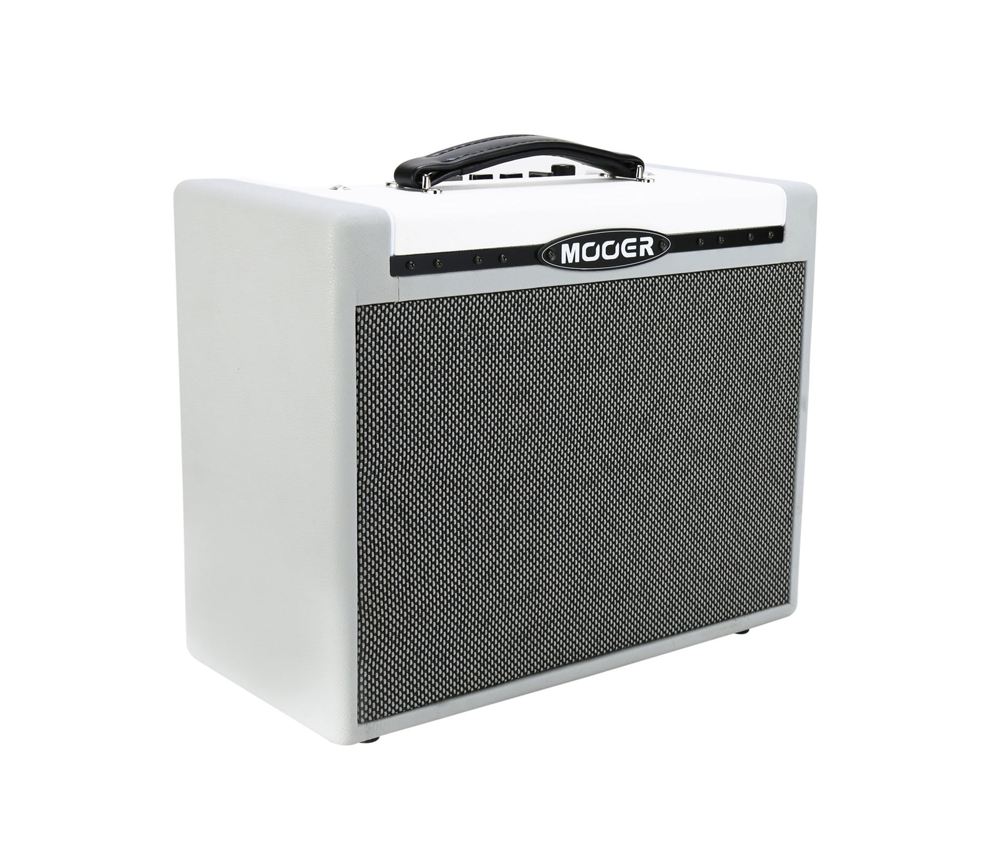 Ampli SD30, 30W, HP 8", 25 modélisations d'amplis, ampli de puissance Class A/B, 28 pédales d'effet intégrées, blanc