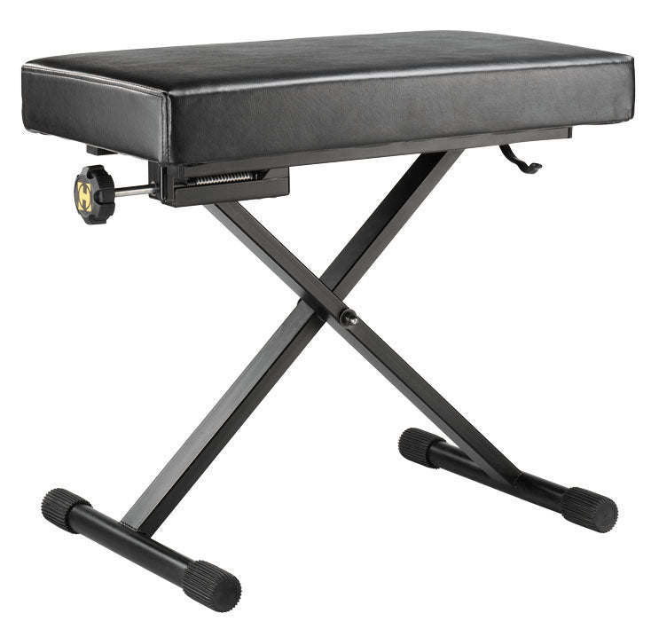 Banquette clavier avec système de réglage rapide EZ (4 hauteurs) et ajustement fin par molette (jusqu'à 8 cm)
