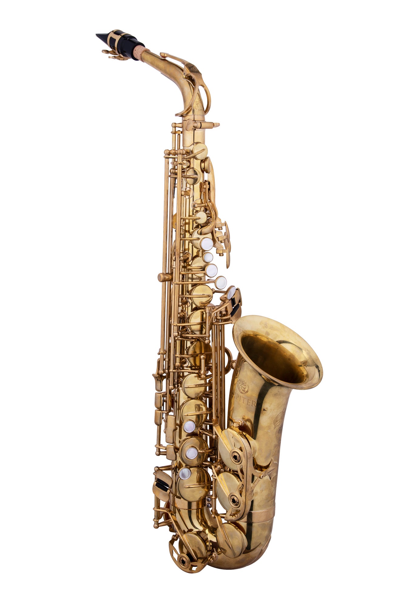Saxophone alto Jupiter JAS1100NBQ, série limitée Natural Brass