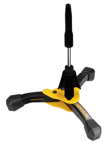 Support compact flûte ou clarinettes (française et allemande), housse (poids: 0.5 kg, taille replié: 23 x 9 cm)