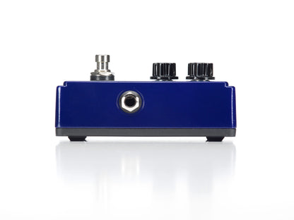 Pédale GONKULATOR, ring modulator avec distorsion basé sur le circuit original avec composants actualisés, True Bypass, bleu