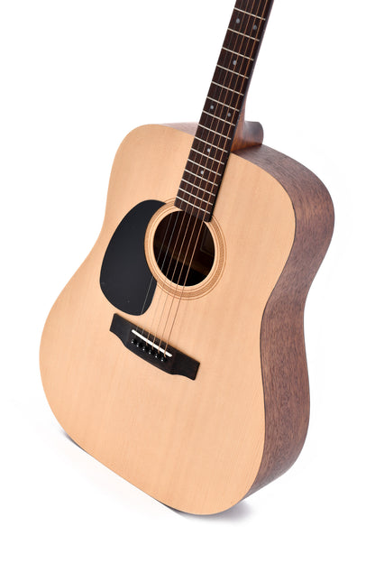 Modèle D-10L, Dreadnought, table épicéa Sitka, fond & éclisses acajou, touche laurier, modèle gaucher, naturel satiné