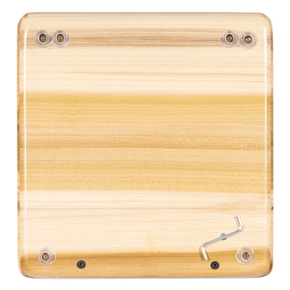 CAJON MEINL ARTISAN FANDANGO, FAÇADE AVANT INDIAN HEARTWOOD, CORPS EN BOIS MASSIF ET PEUPLIER 15MM, 2 SETS DE 8 CORDES INTERNE