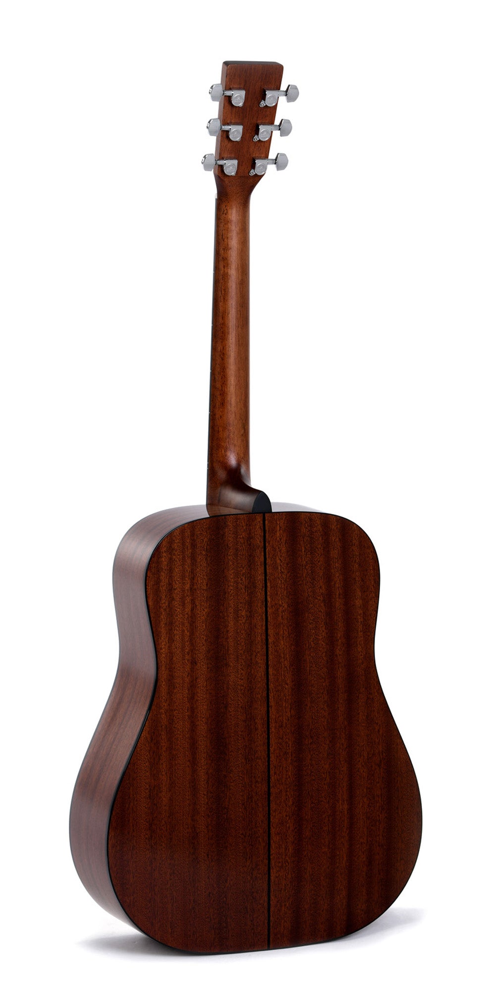 Modèle DM-1L, Dreadnought, table épicéa massif, f/e acajou, touche micarta, naturel brillant, gaucher