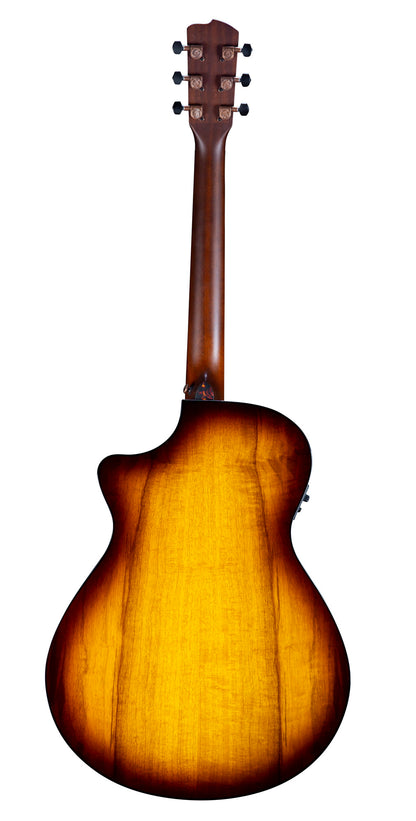 PURSUIT EXOTIC S CONCERTO TIGER'S EYE CE, table myrtlewood massif, f/e myrtlewood, EQ Fishman Presys I, tiger's eye