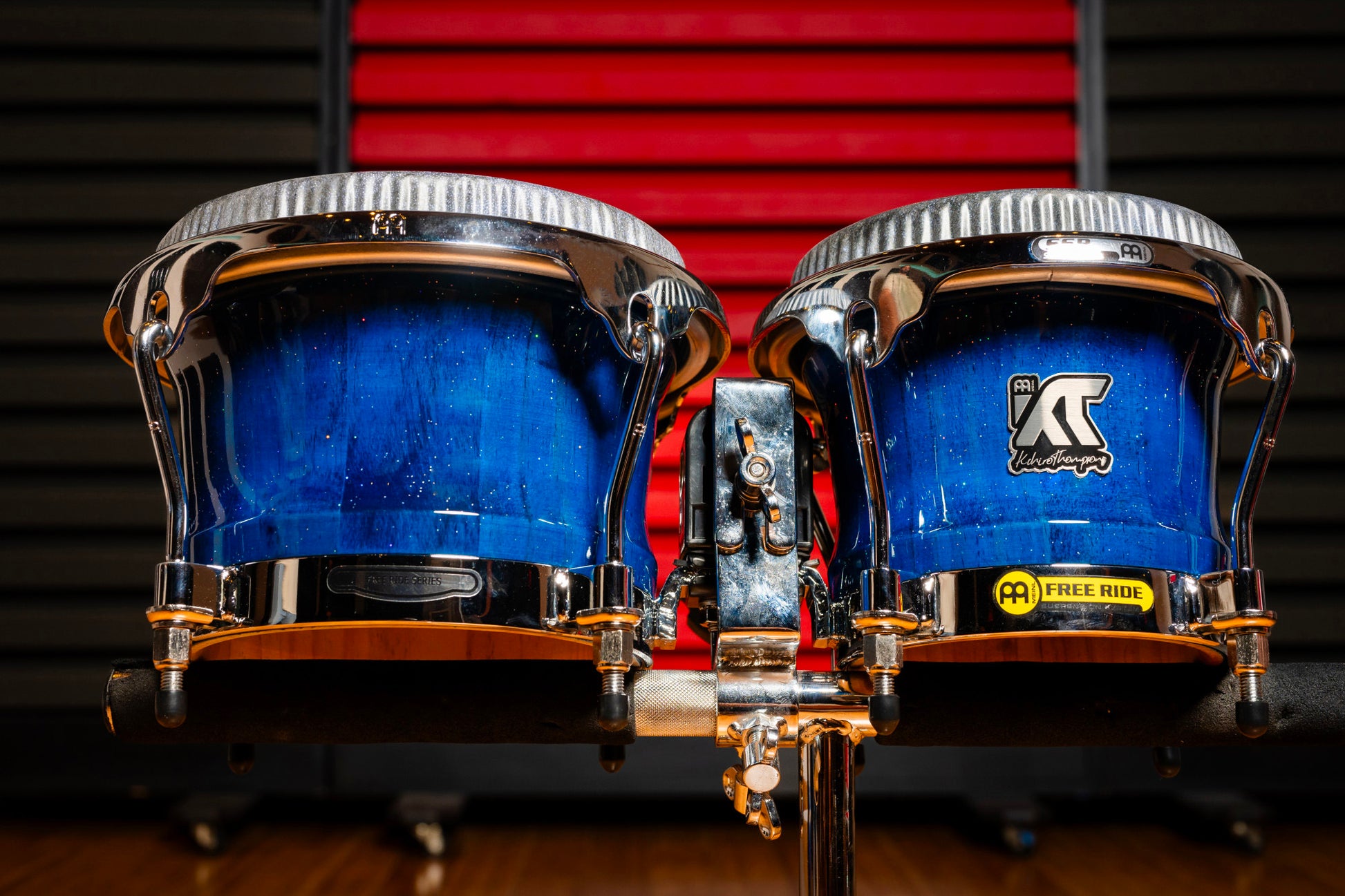 Paire bongos W. 'Kachiro' Thompson 7" & 8" 1/2