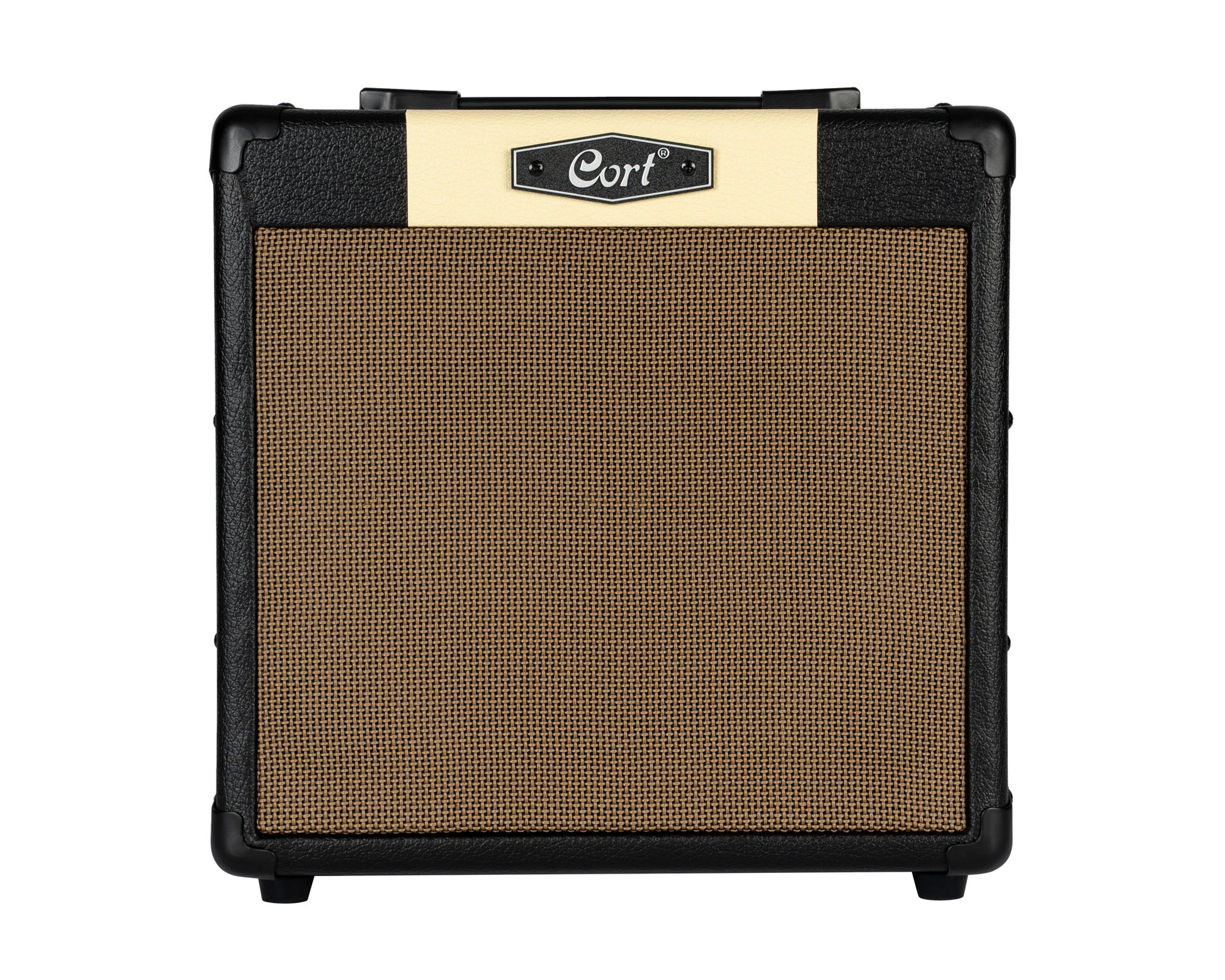Ampli guitare 15W, 1 x 8", 2 canaux, égaliseur 3 bandes, réverb, entrée CD/MP3 mini-Jack, sortie casque mini-Jack, noir