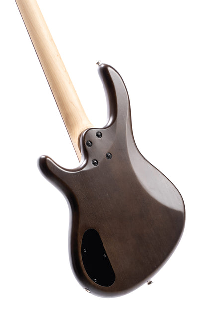 Action PJ, 4 cordes, corps peuplier, micros PJ Powersound, électronique passive, noyer pores ouverts