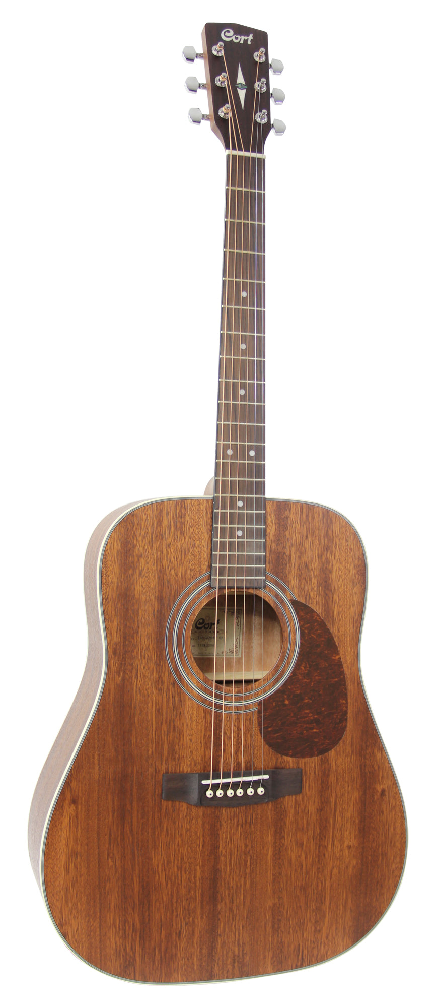 Earth 70, table acajou massif, fond & éclisses acajou, manche acajou, mécaniques chromées, naturel pores ouverts