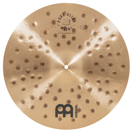 Crash 18" Extra Hammered Meinl Pure Alloy fini traditional martelé