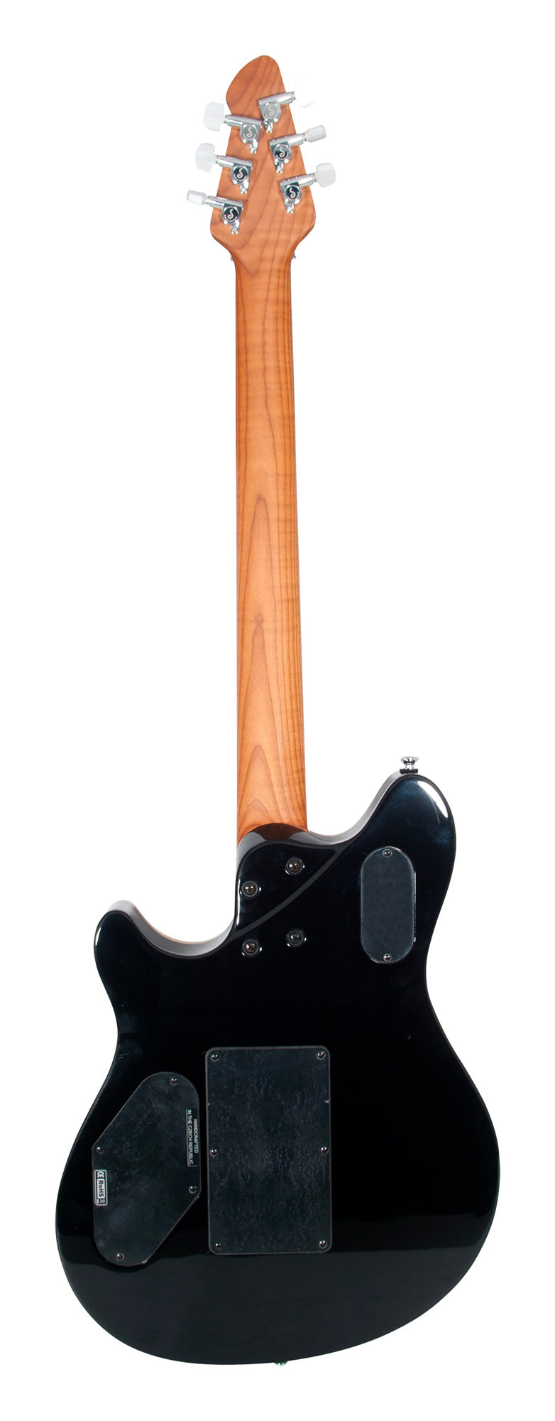 HP2 Poplar Burl, corps tilleul/érable flammé, manche érable flammé, Floyd sous licence, 2 micros Humbucker, finition Trans Blue