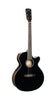CORT EX-SFX-ASHBK GUITARE EXOTIC SFX ASH BURL NOIRE