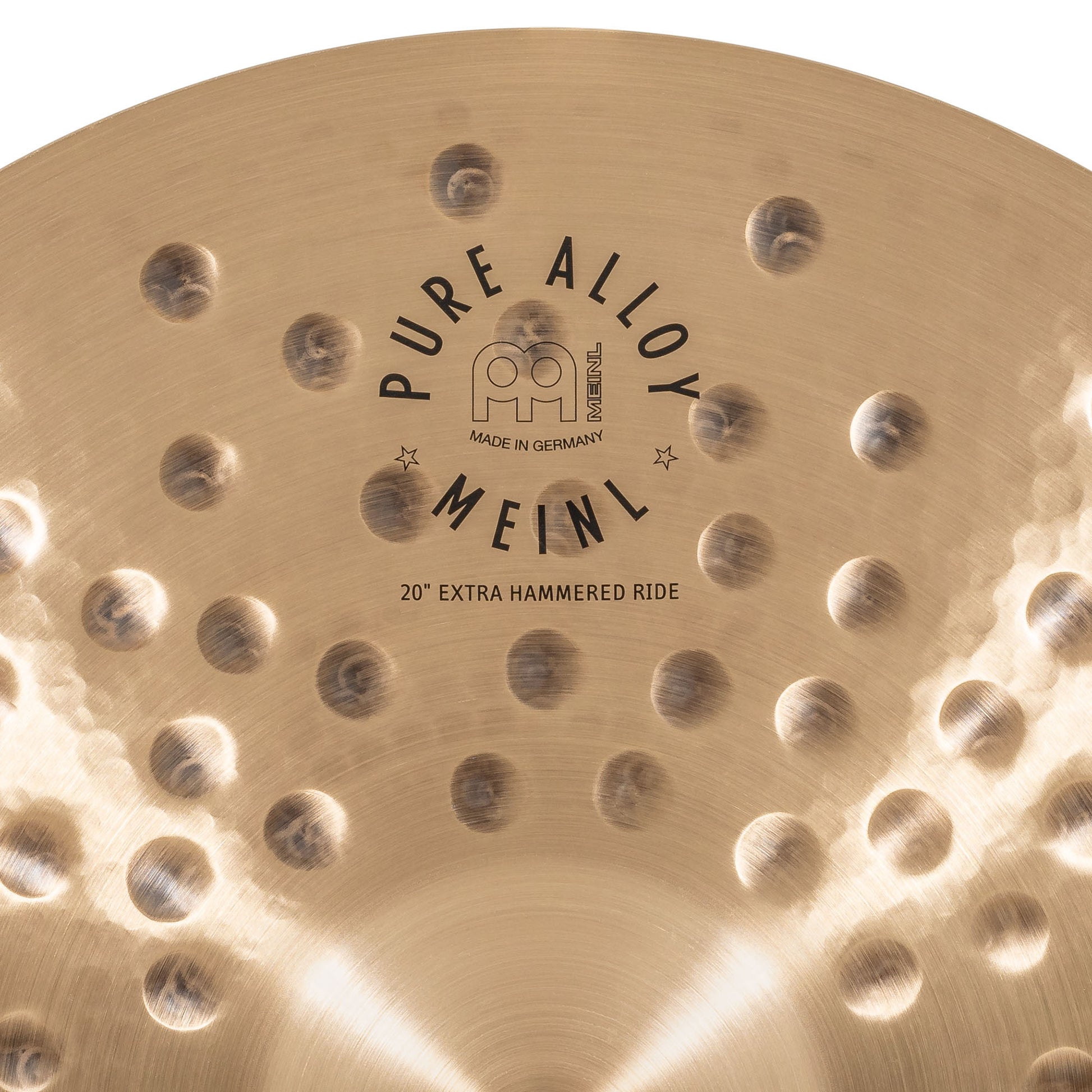 Ride 20" Extra Hammered Meinl Pure Alloy fini traditional martelé