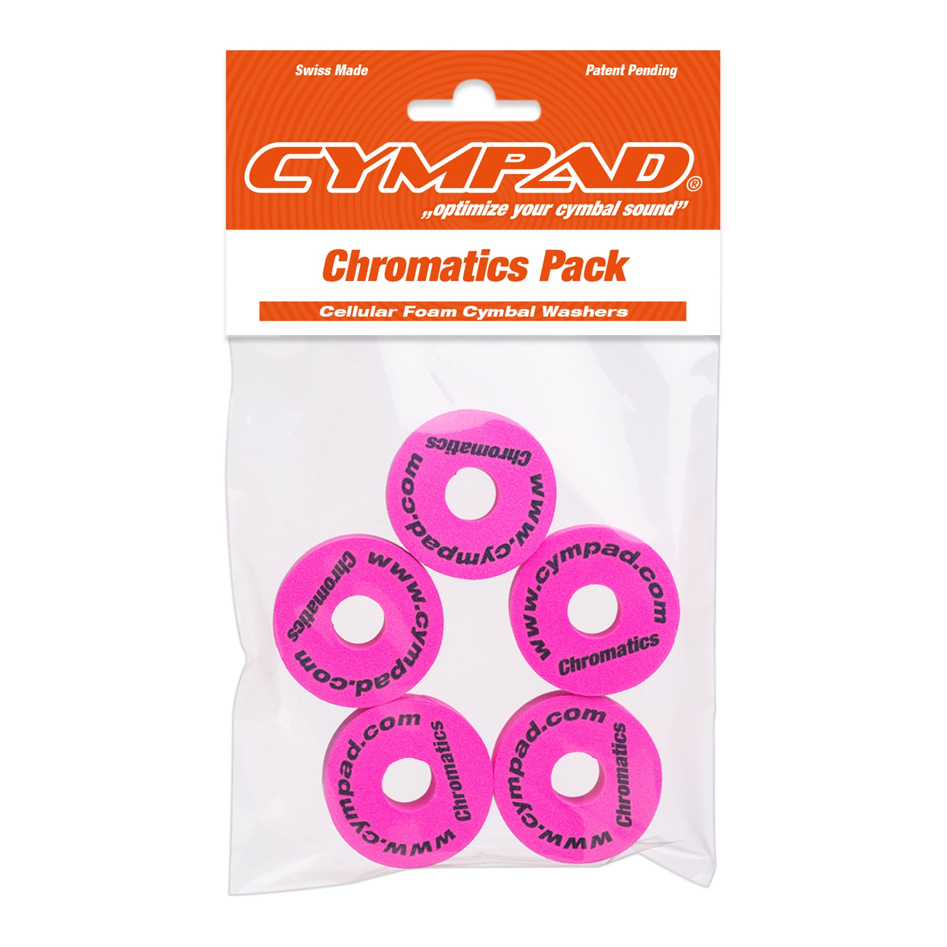 SET 5 PADS CYMPAD CHROMATICS ROSE