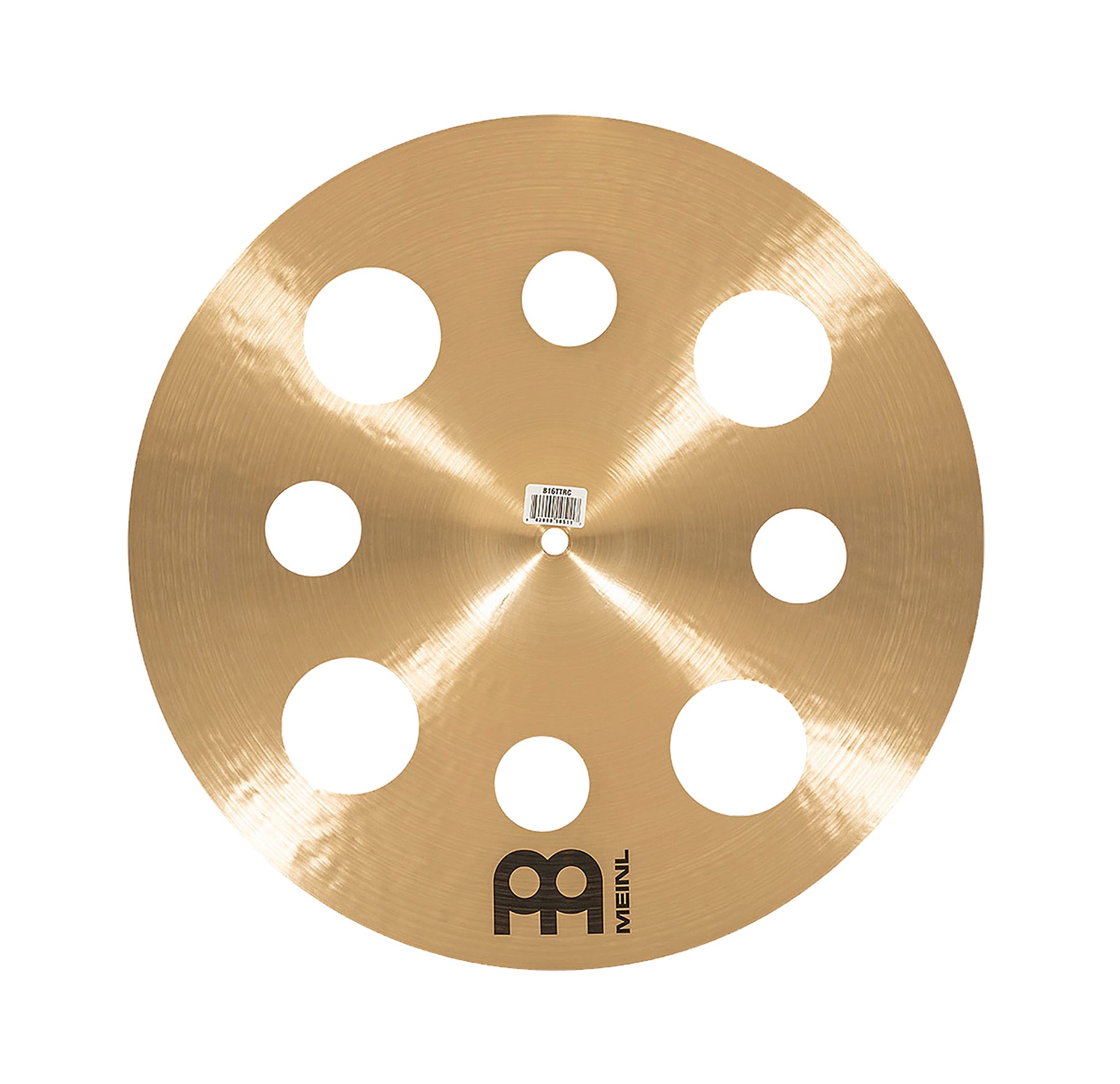 TRASH CRASH MEINL BYZANCE 16" TRADITIONAL, ALLIAGE BRONZE B20, MARTELÉE A LA MAIN, FINITION TRADITIONNELLE