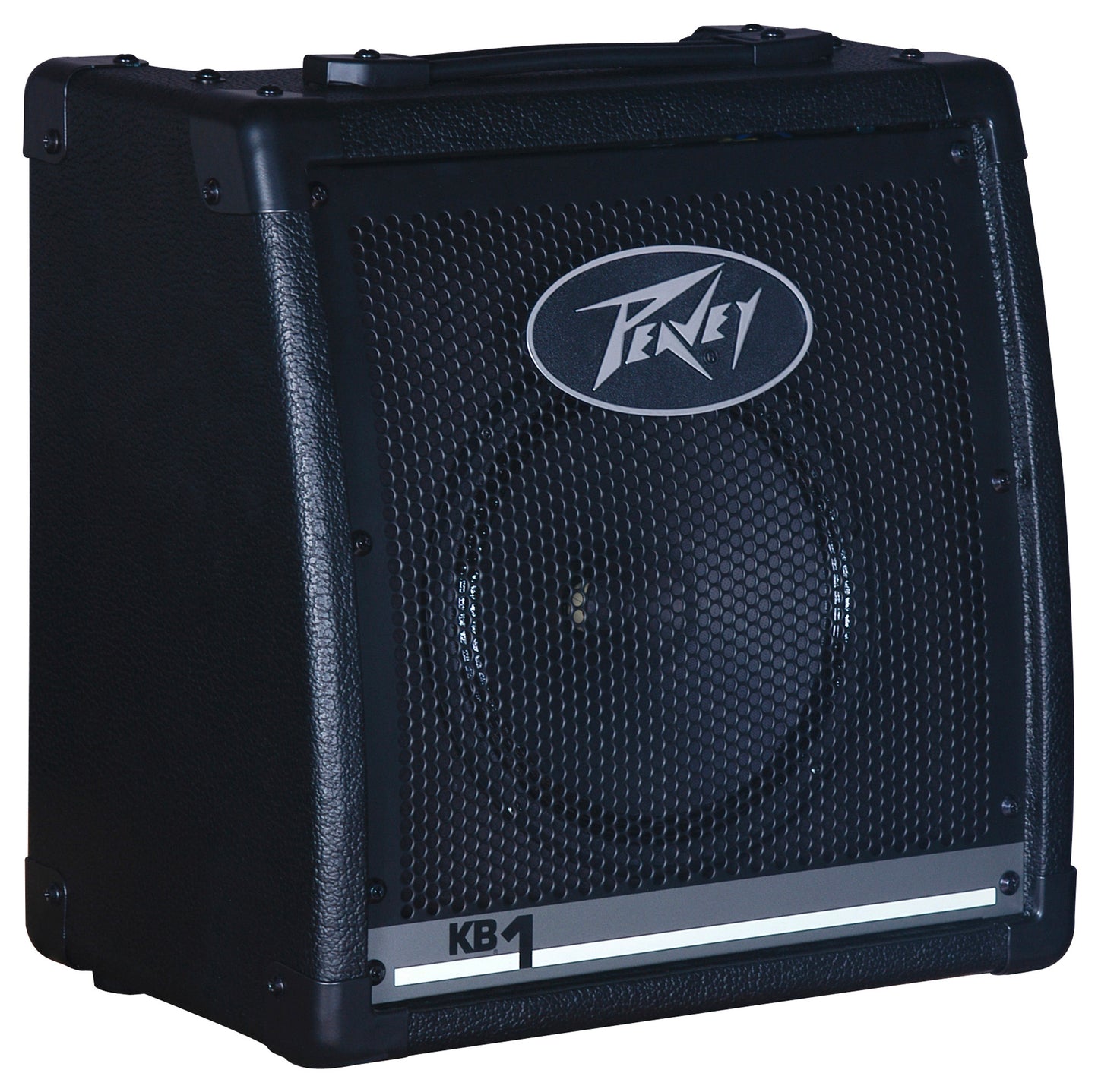 Ampli clavier 15W, HP 1x 8", 2 canaux, EQ 2 bandes, 2 entrées ligne, sortie casque, finition noir