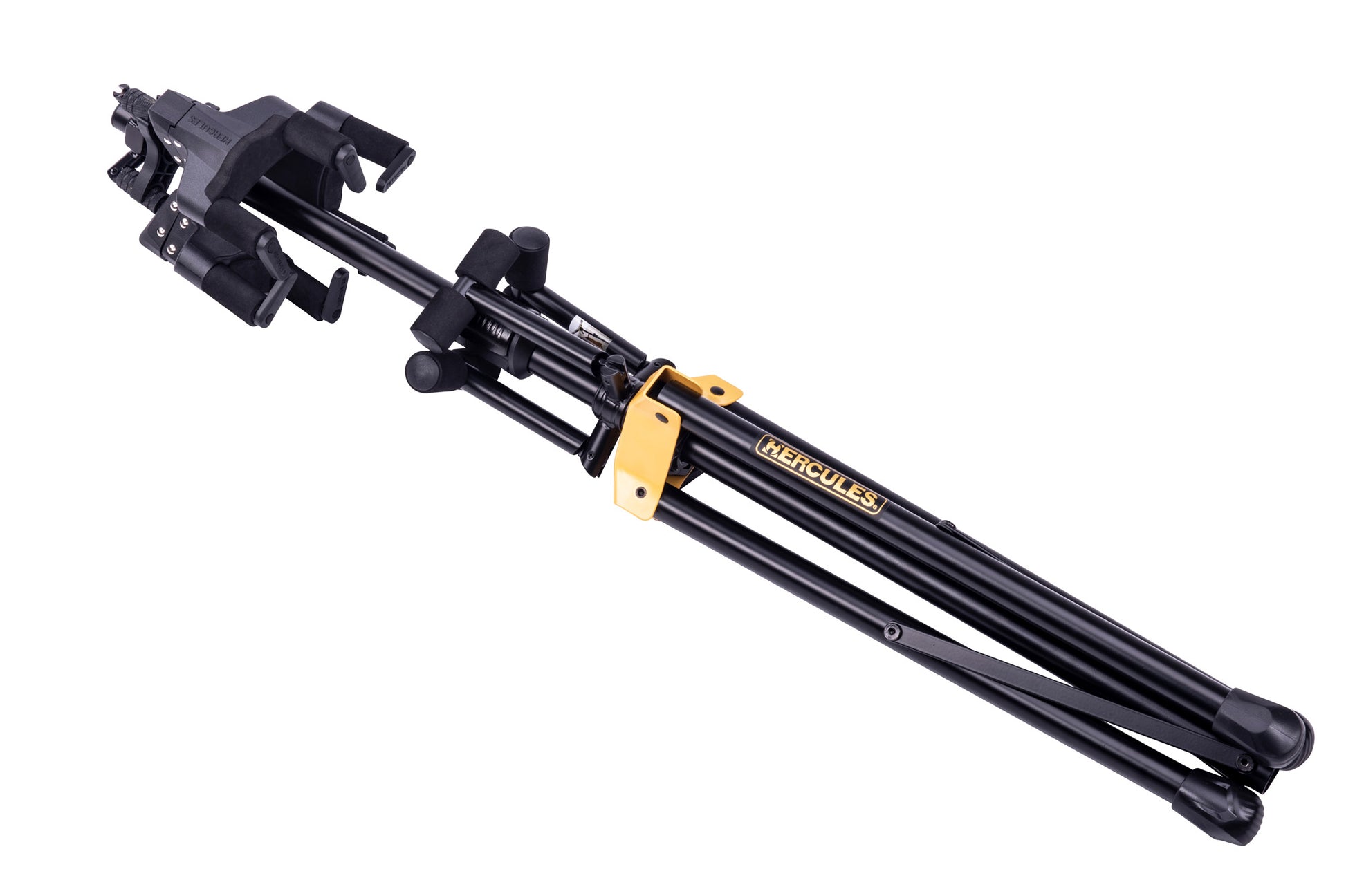 Support d'exposition conçu pour supporter trois guitares, nouveau système AGS, système NINA, remplace le modèle GS432B