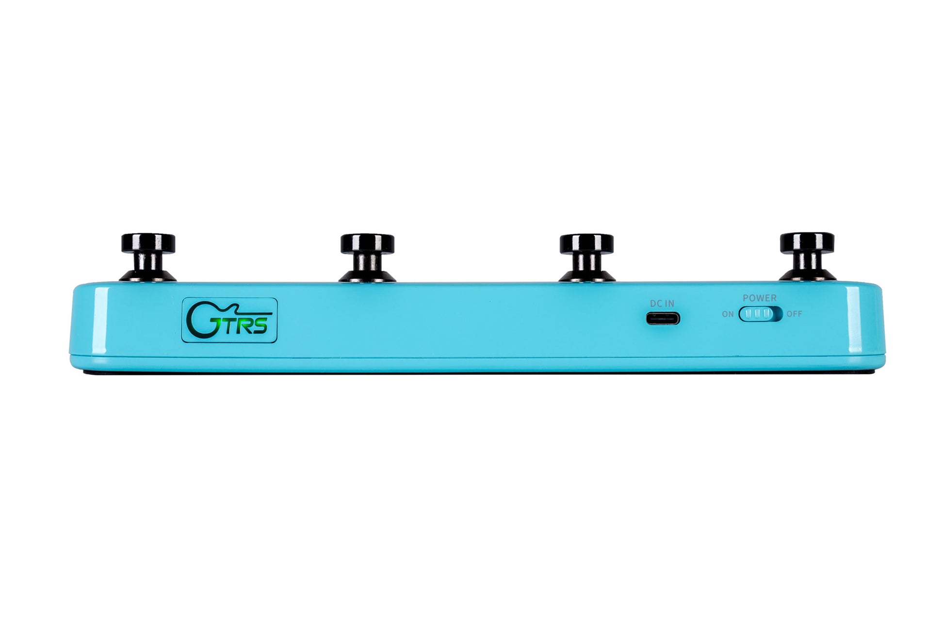 Footswitch sans-fil GWF4 pour guitare GTRS et produits Mooer, 4 interrupteurs, fonctionne sur batterie rechargeable, bleu