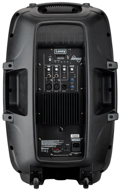 Enceinte polyvalente AH115-G2, 800W, HP 15" + compression 1", 3 canaux, lecteur média SD/USB/BLUETOOTH, 15 kg, noir