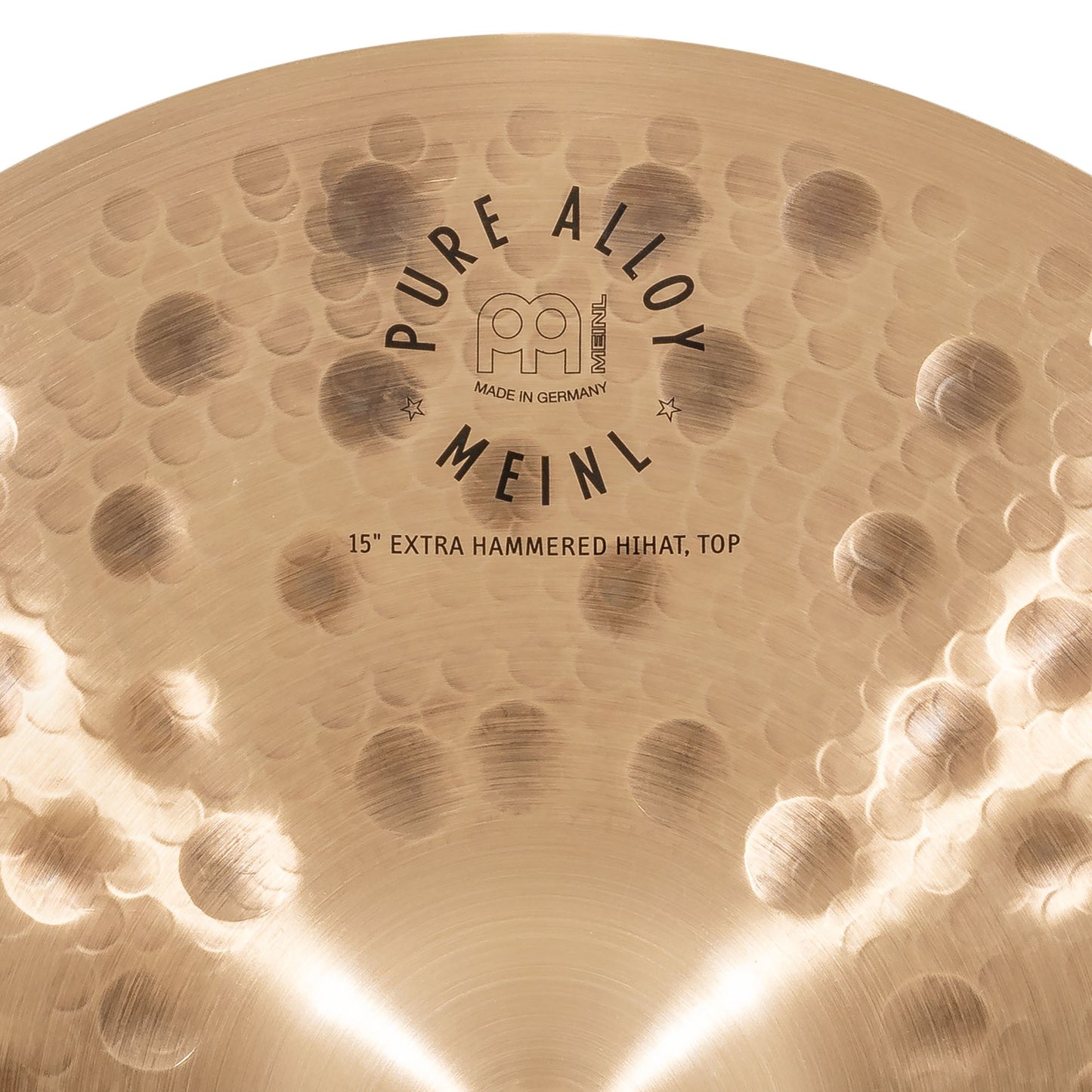 Hithat 15" Extra Hammered Meinl Pure Alloy fini traditional martelé