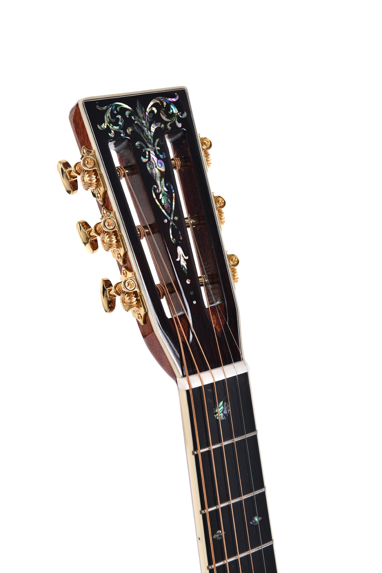 Modèle SDR-42S, série Custom, Dreadnought, table épicéa massif, f/e palissandre massif, touche ébène, soft case, naturel