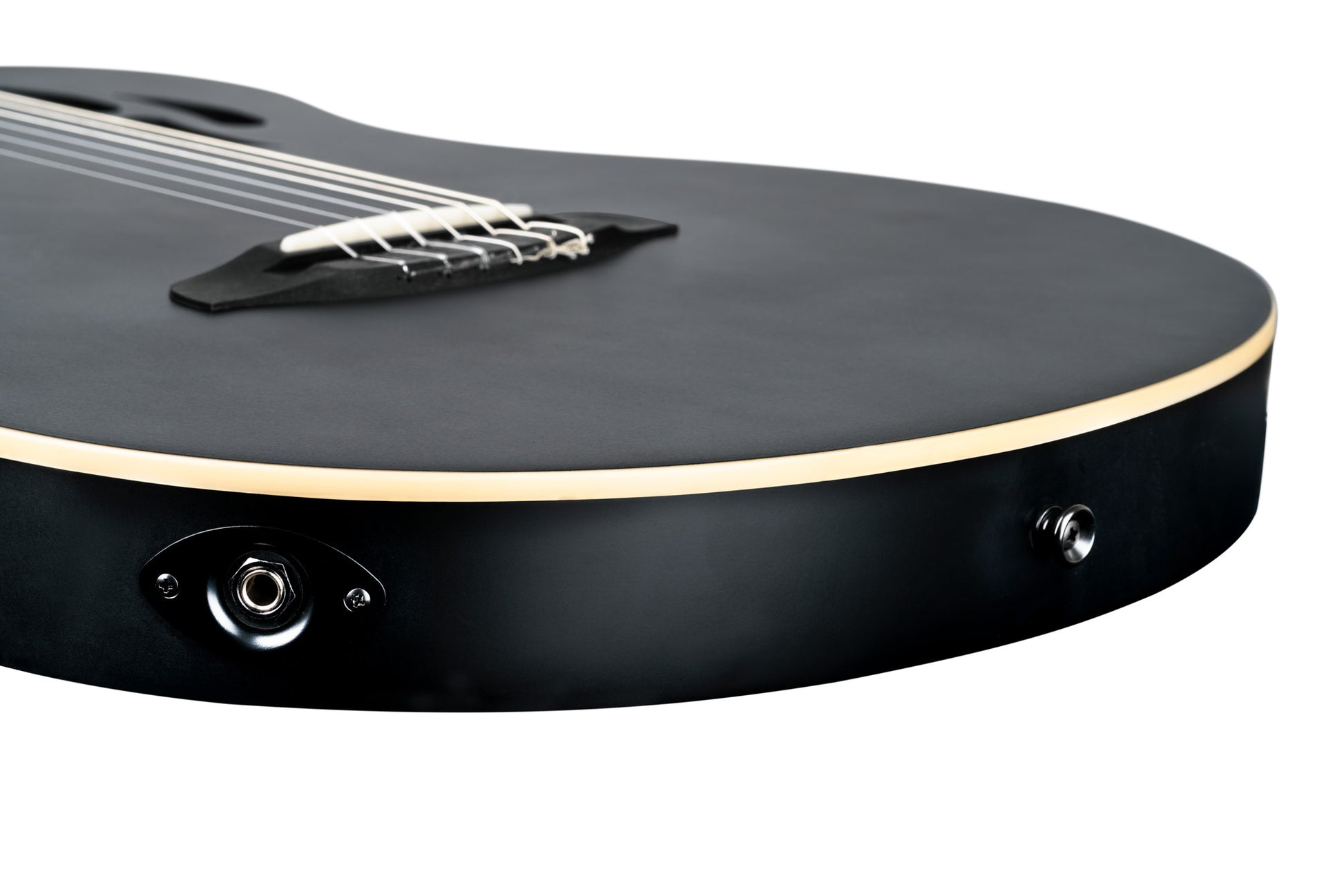 RTPSTD-NAT, modèle TourPlayer gaucher, EQ Magus X, corps okoumé, table épicéa massif, sillet 48 mm, housse, noir satiné