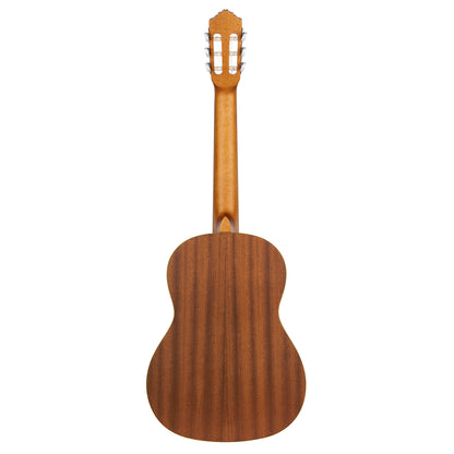 R121, table épicéa, fond & éclisses acajou, manche acajou, sillet 52 mm, housse, naturel satiné