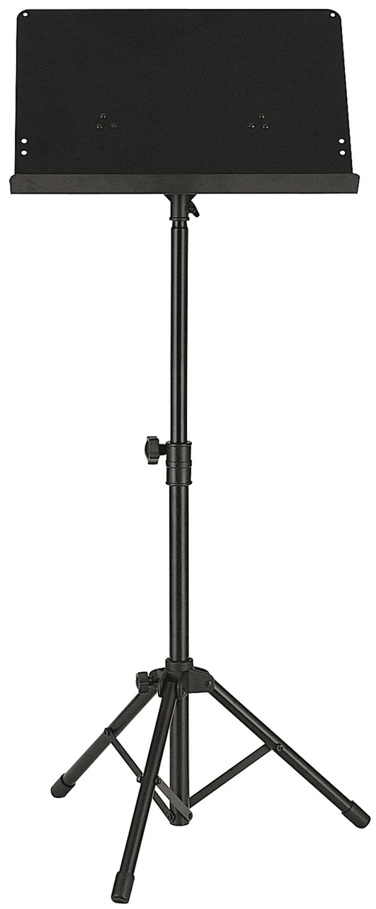 Pupitre orchestre, plateau plein ajustable jusqu'à 90 degrés, trépied ultra-stable