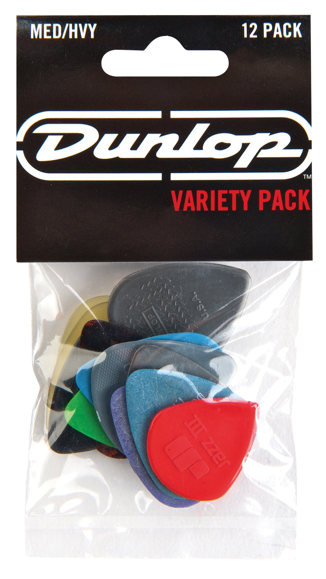 Sachet Variety Pack Medium/Heavy, 12 médiators