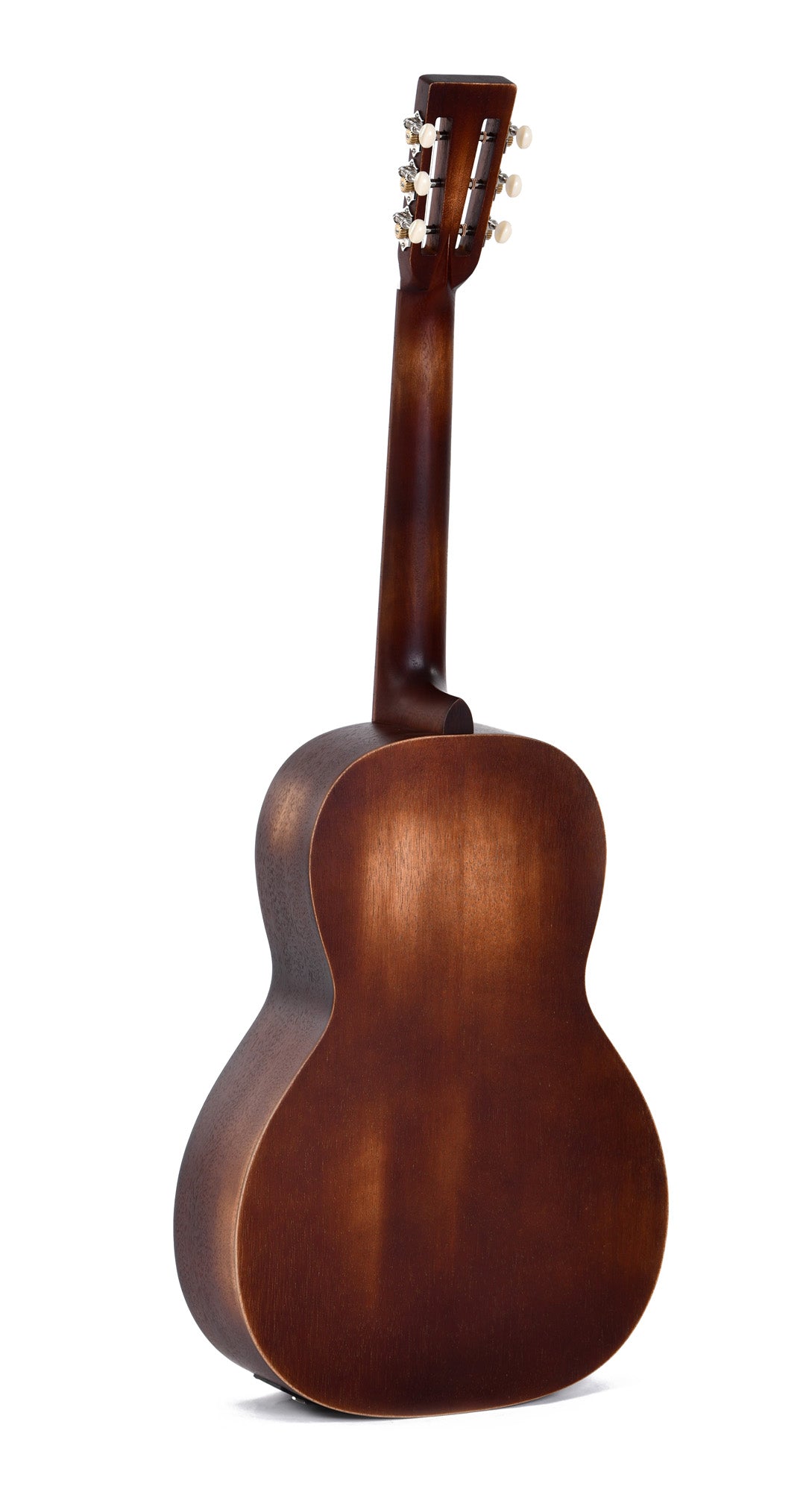 Modèle 00M-15SE-AGED, Forme 00, table acajou massif, f/e acajou, touche & chevalet pau ferro, EQ Fishman, naturel"vieilli"