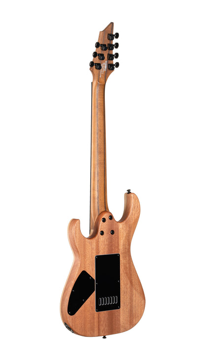 KX707EV, corps acajou, table frêne, touche ébène, chevalet Evertune, micros Seymour Duncan Sentient & Nazgûl, housse