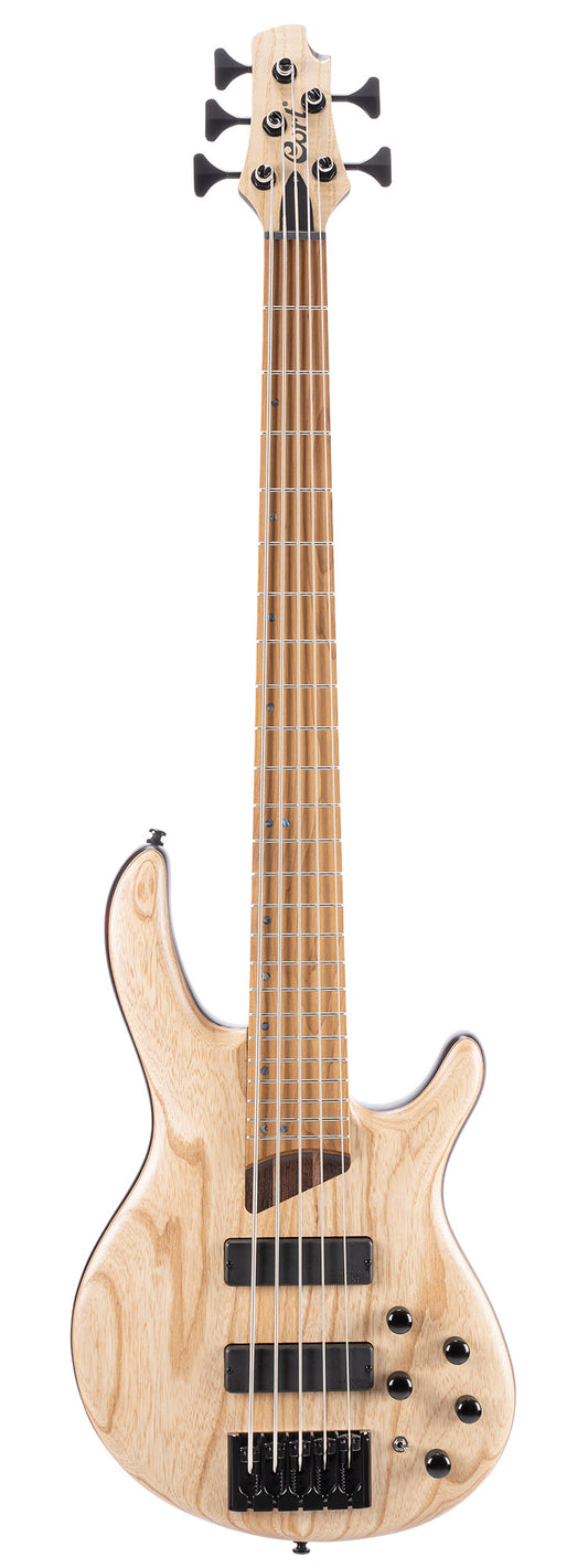 B5 Element, corps acajou, table frêne, touche érable torréfié, micros & préampli Bartolini MK-1, naturel pores ouverts