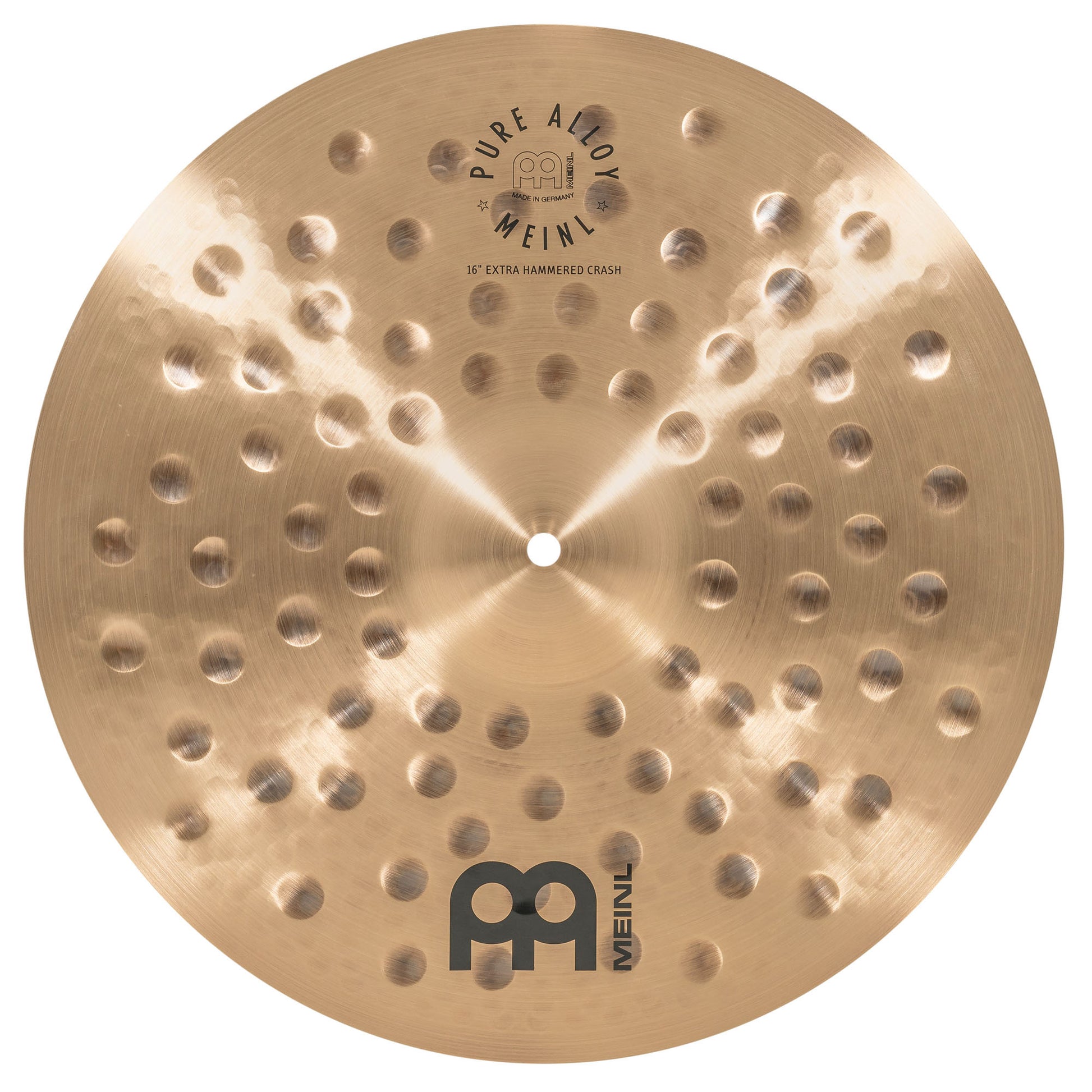 Crash 16" Extra Hammered Meinl Pure Alloy fini traditional martelé