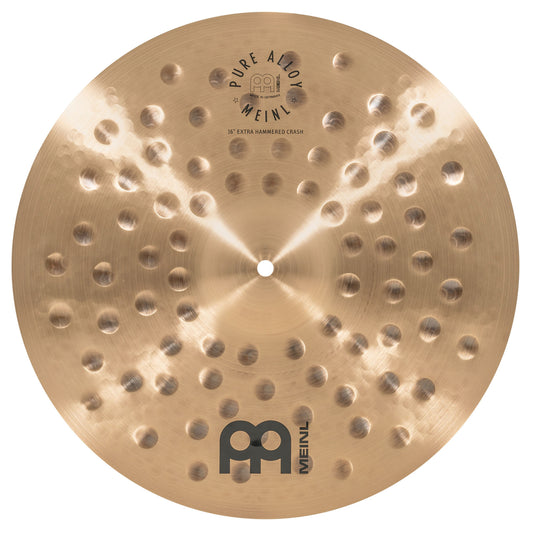 Crash 16" Extra Hammered Meinl Pure Alloy fini traditional martelé