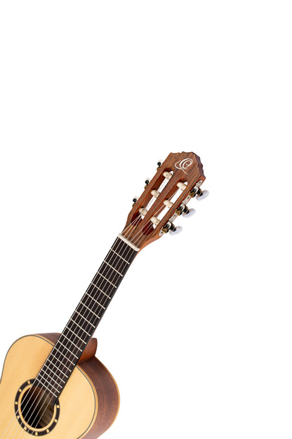 R121-1/4, table épicéa, fond & éclisses acajou, manche acajou (sillet 43.5 mm), housse, naturel satiné