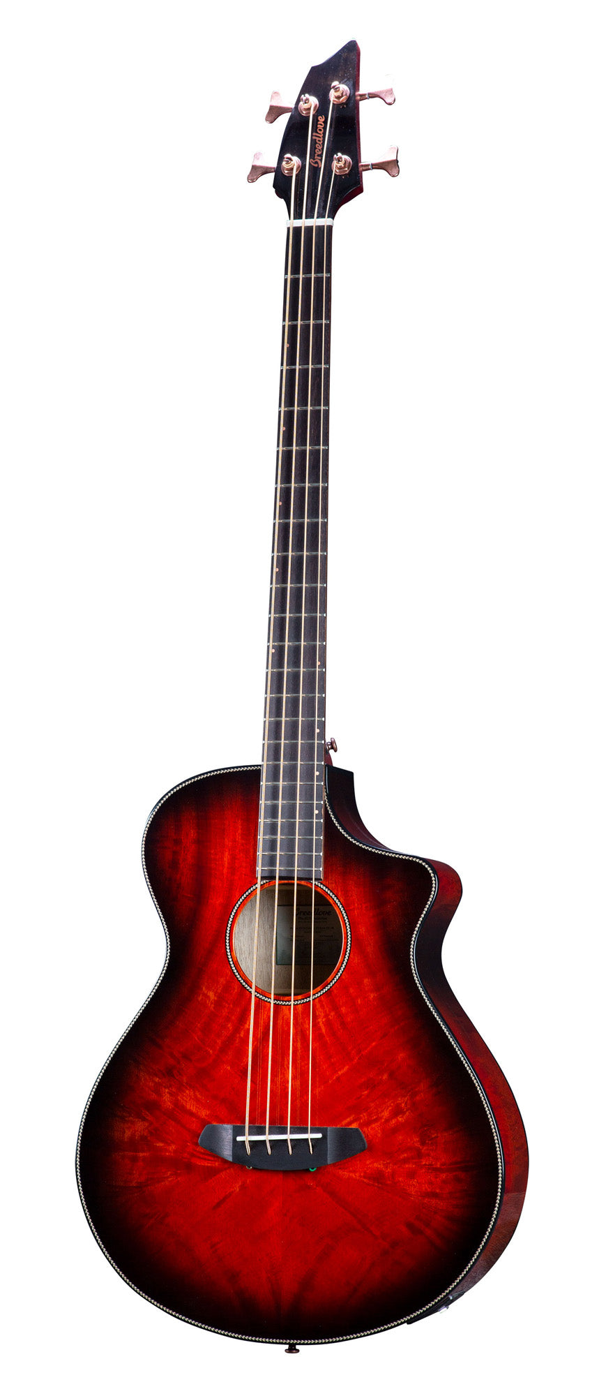 PURSUIT EXOTIC S CONCERT BASSE SUNSET BURST CE, édition limitée, table myrtlewood massif, f/e myrtlewood, EQ Fishman Presys I