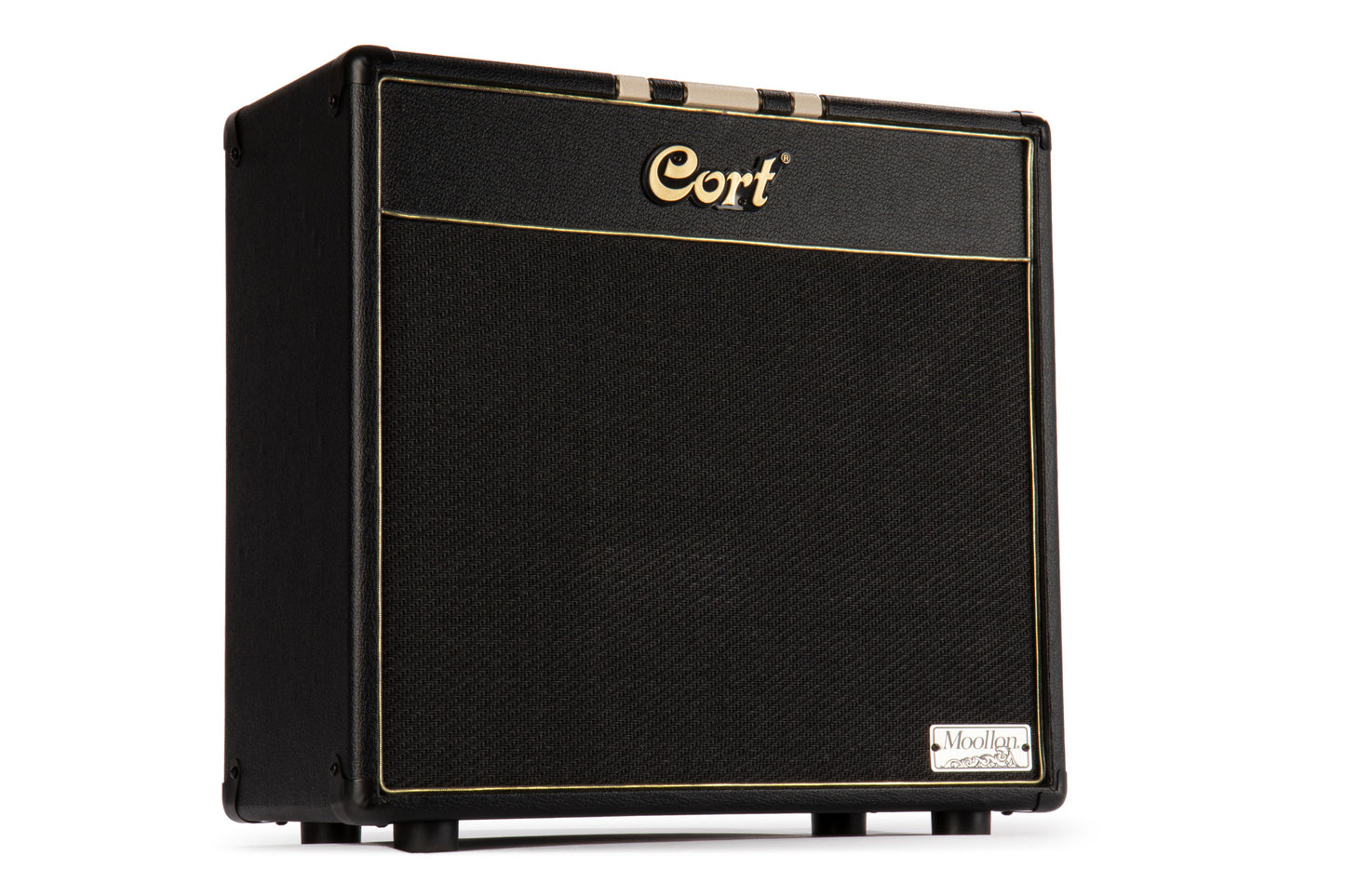 Enceinte guitare, 30W (8 ohms), 1 x 12" Moollon G12-30M, connecteur jack, poids: 14 kg, dimensions: 47 x 50 x 23 cm, noir