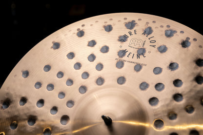 Ride 20" Extra Hammered Meinl Pure Alloy fini traditional martelé