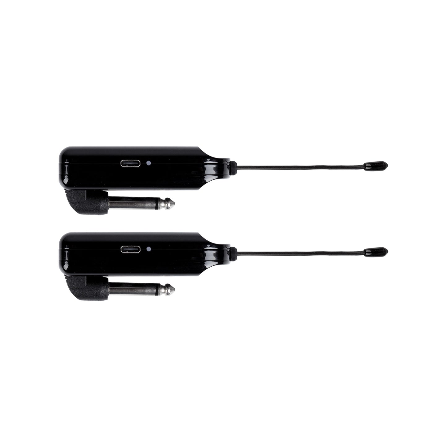 Système sans-fil GTRS GWU4 pour guitare, 4 canaux, émetteur et récepteur rechargeables, bande de fréquences UHF, noir