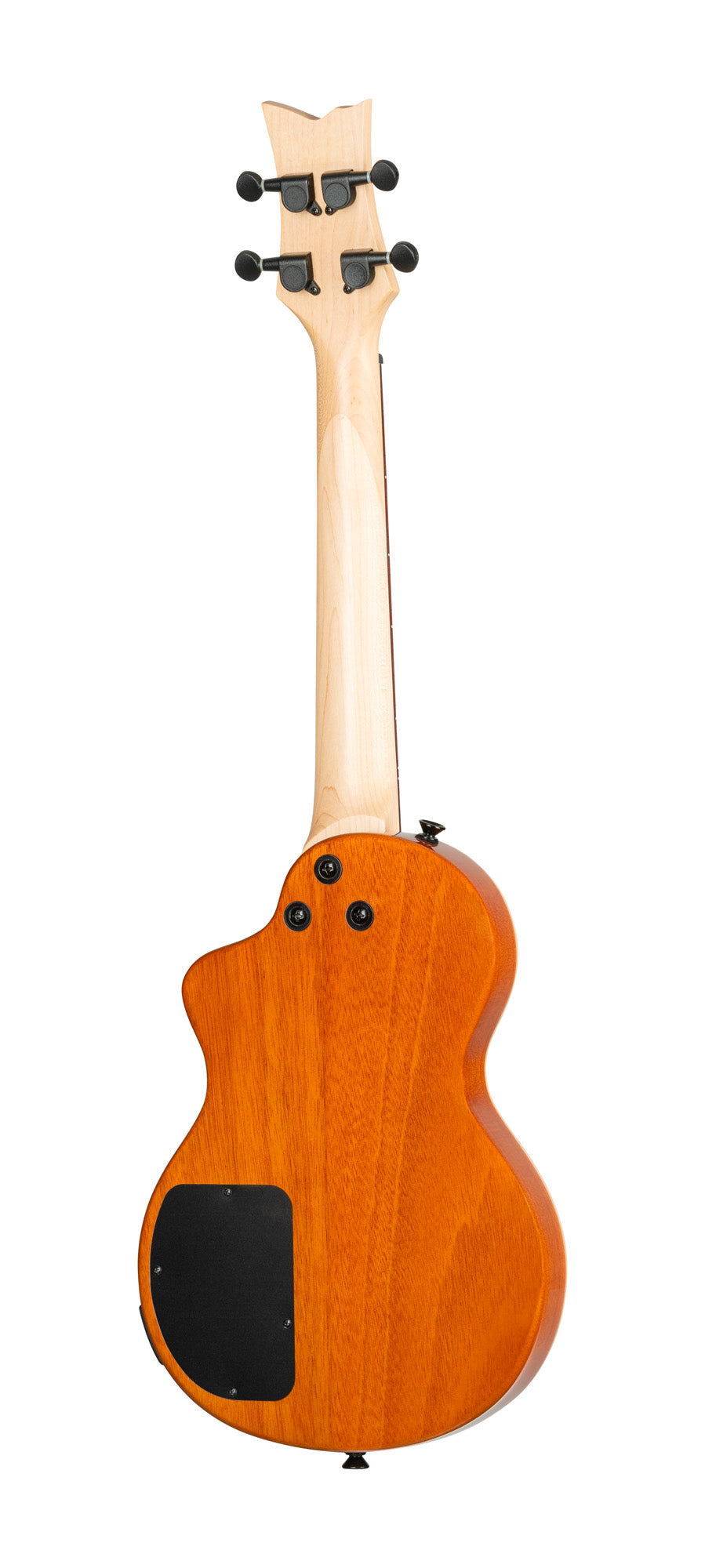 NEO-U-TGB, modèle Ténor, pan coupé, EQ MagusExpress, table érable flammé, corps okoumé, manche érable, housse, tobacco burst