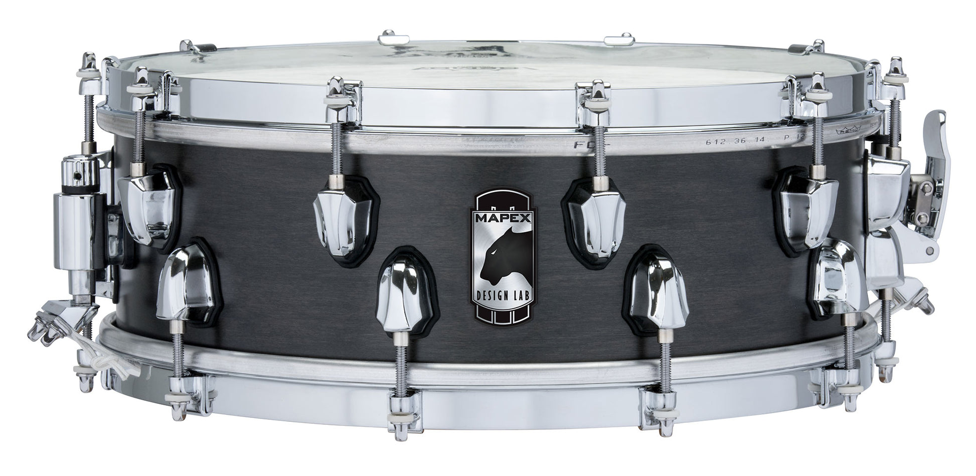 Caisse claire MAPEX Black Panther"Equinox" 14 X 5", érable 6 plis, coquilles classiques, accastillage chromé.