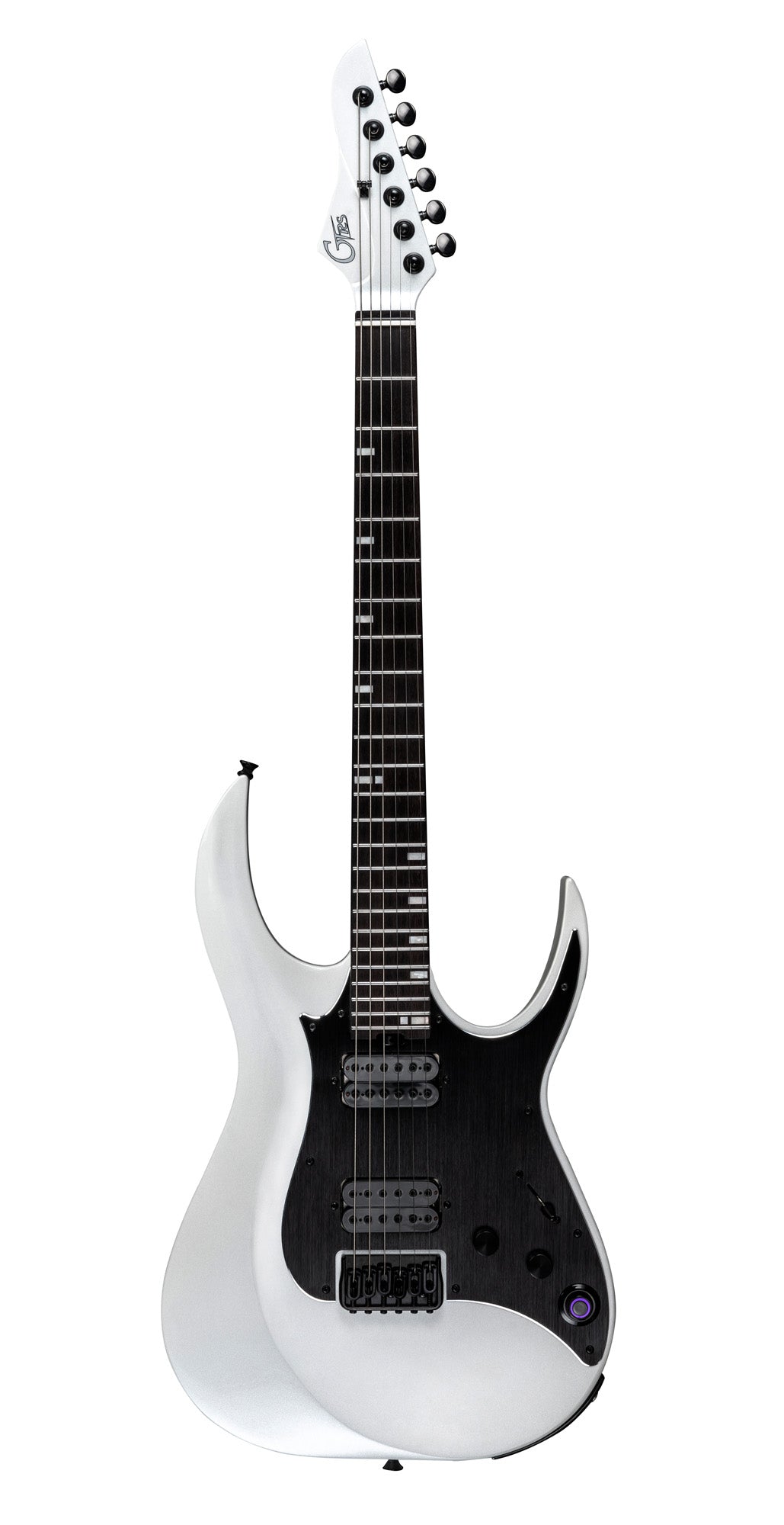 GTRS M800, corps aulne, manche érable torréfié, touche palissandre, micros et processeur GTRS, pearl white