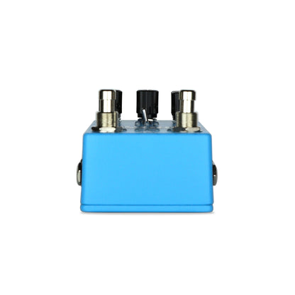 Pédale HYDRA, réverb et trémolo stéréo, 3 presets, tap tempo, entrée pour pédale d'expression, boitier métal, bleu