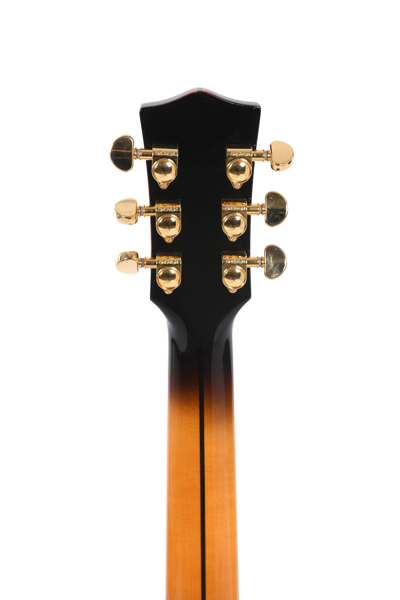 Modèle GJA-SG200L, Grand Jumbo, table épicéa massif, f/e érable flammé, touche micarta, EQ Fishman, soft case, sunburst, gaucher