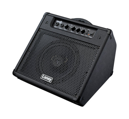 Ampli pour batterie électronique et multipads 40W, HP 8" Custom coaxial + tweeter 2", conception bass reflex, 2 canaux, noir