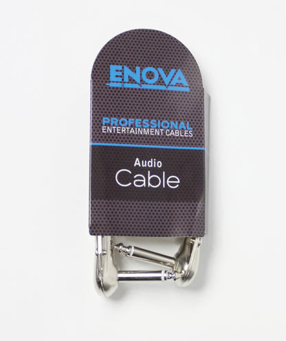 Câble patch Jack mono/Jack mono, 0.20 mètres, noir